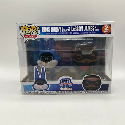 Bugs Bunny as Batman & LeBron James as Robin Funko Pop! Space Jam 2 Pack