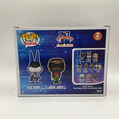 Bugs Bunny as Batman & LeBron James as Robin Funko Pop! Space Jam 2 Pack