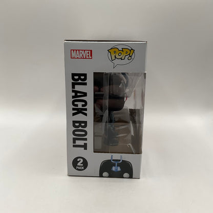 Black Bolt & Lockjaw Funko Pop! Marvel 2 Pack GITD PX Comic Con