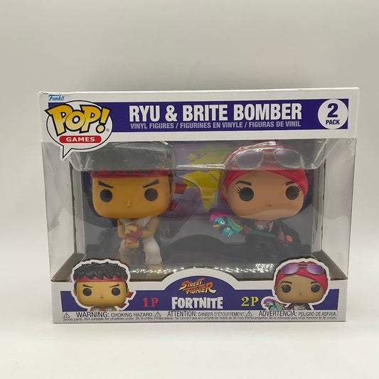 Ryu & Brite Bomber Funko Pop! Street Fighter x Fornite 2 Pack