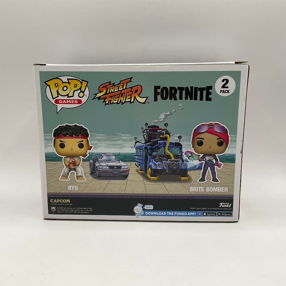 Ryu & Brite Bomber Funko Pop! Street Fighter x Fornite 2 Pack