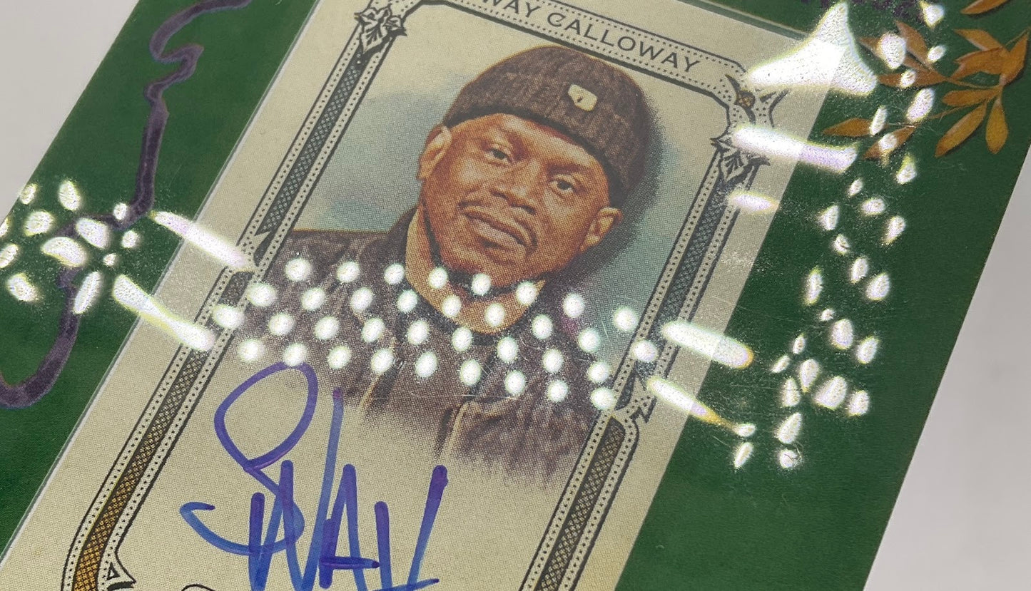 Sway Calloway 2025 Topps Allen & Ginter Mini Framed Auto #MA-SWAY
