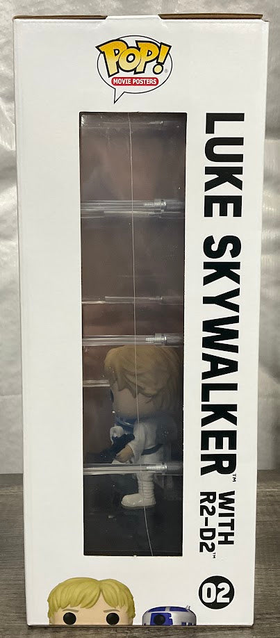 Luke Skywalker with R2-D2 Funko Pop! Star Wars Movie Posters #02