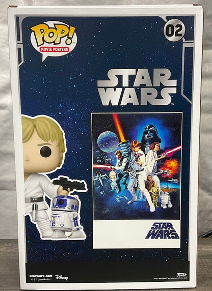 Luke Skywalker with R2-D2 Funko Pop! Star Wars Movie Posters #02