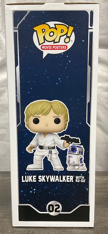 Luke Skywalker with R2-D2 Funko Pop! Star Wars Movie Posters #02
