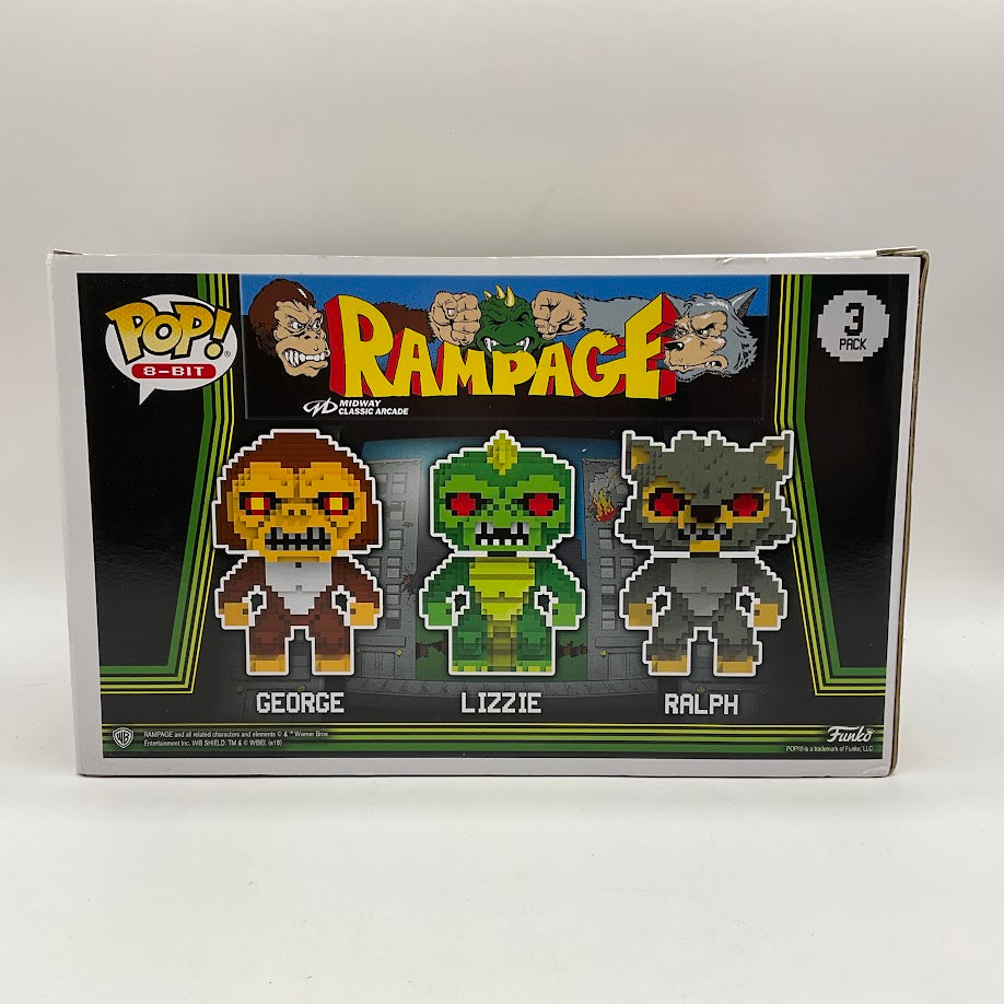 George / Lizzie / Ralph Funko Pop! Rampage 3 Pack Walmart Exclusive