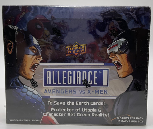 2023 Upper Deck Marvel: Allegiance Avengers vs X-Men Hobby Box