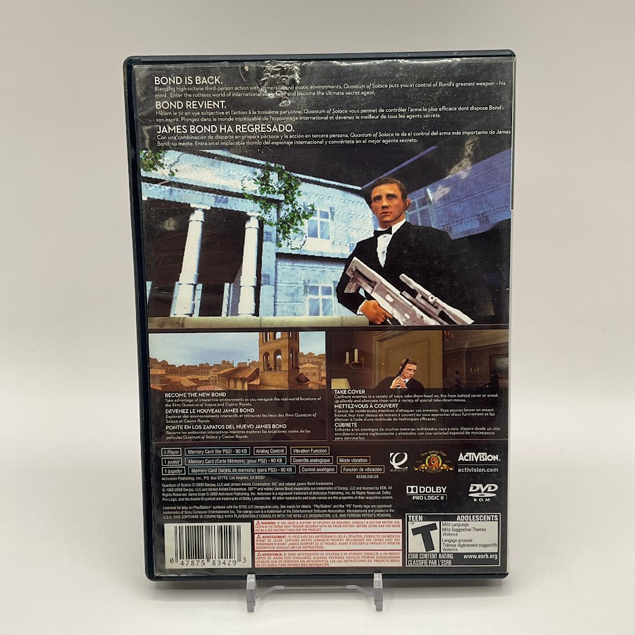 007 Quantum of Solace Playstation 2 Used #1、Collector Store LLC - VG、kayou