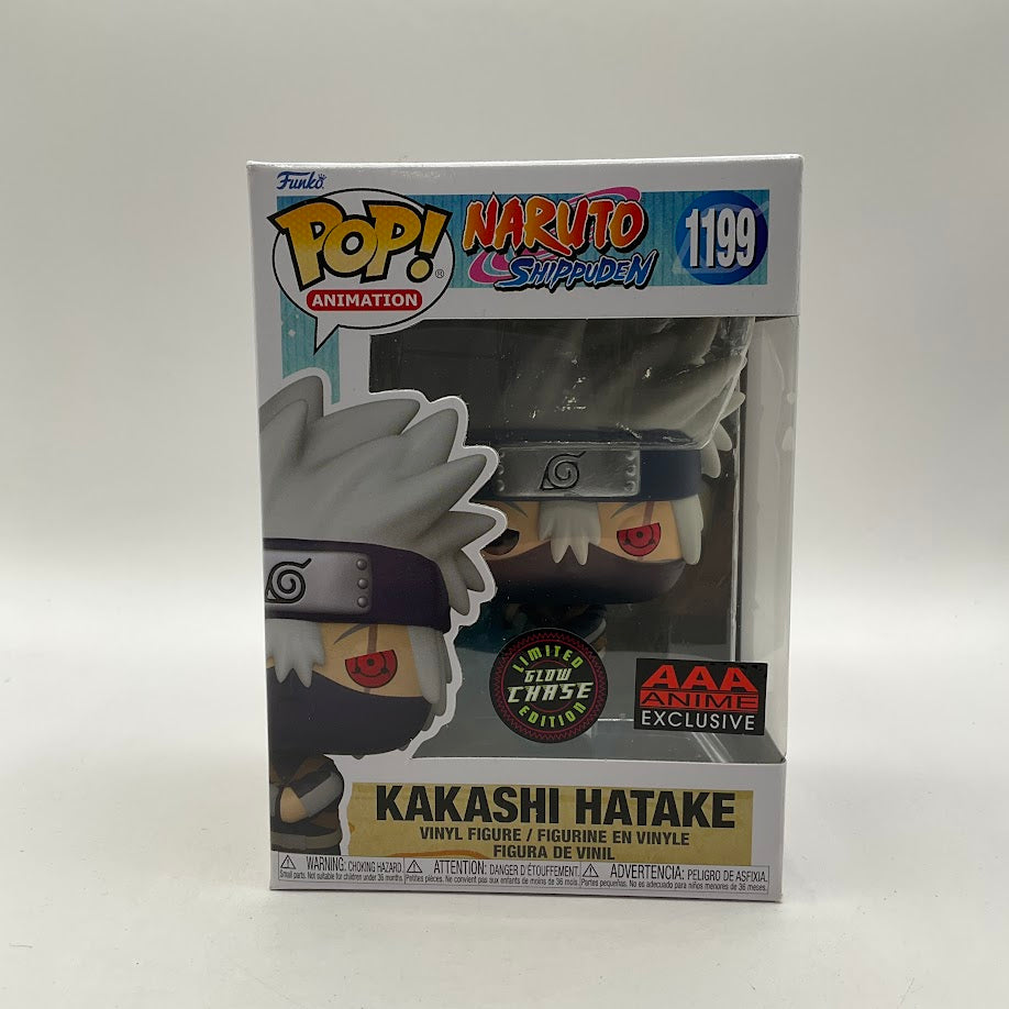 Kakashi Hatake Funko Pop! Naruto Shippuden #1199 GITD Chase AAA Anime