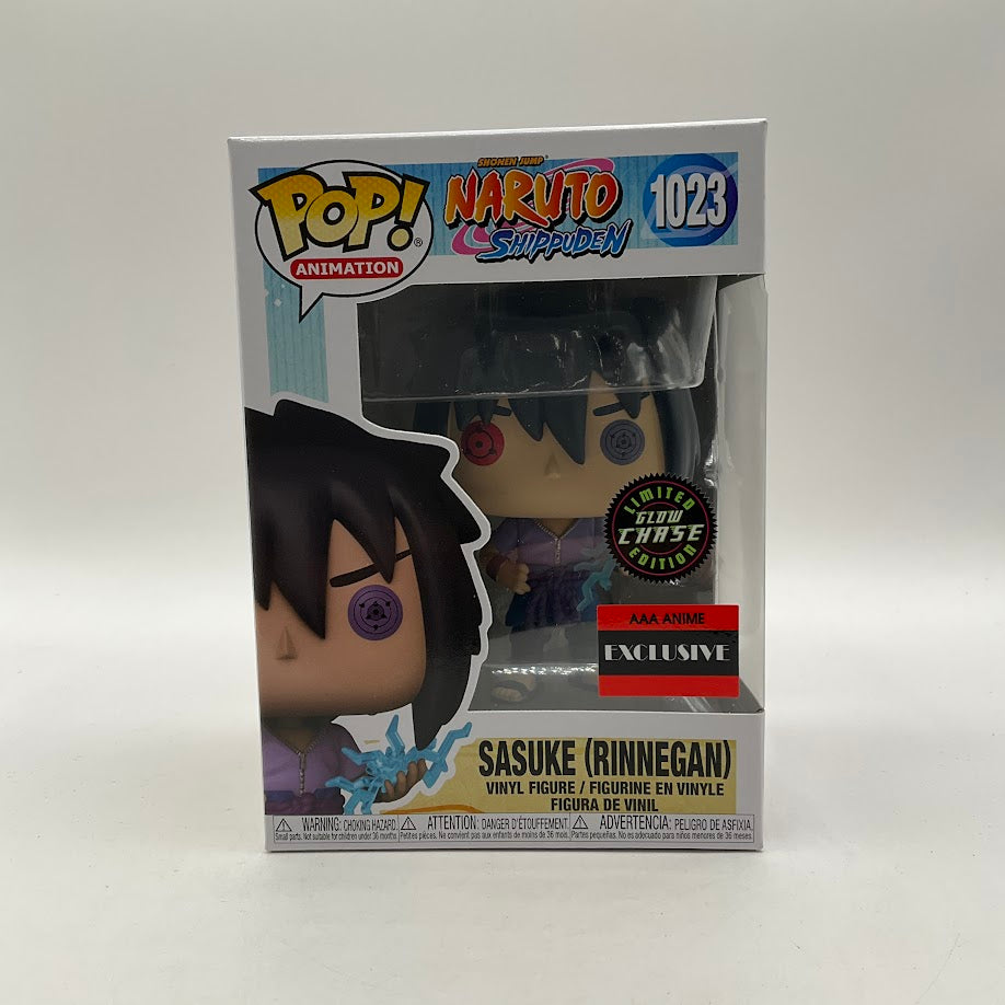 Sasuke (Rinnegan) Funko Pop! Naruto Shippuden #1023 GITD Chase AAA Anime