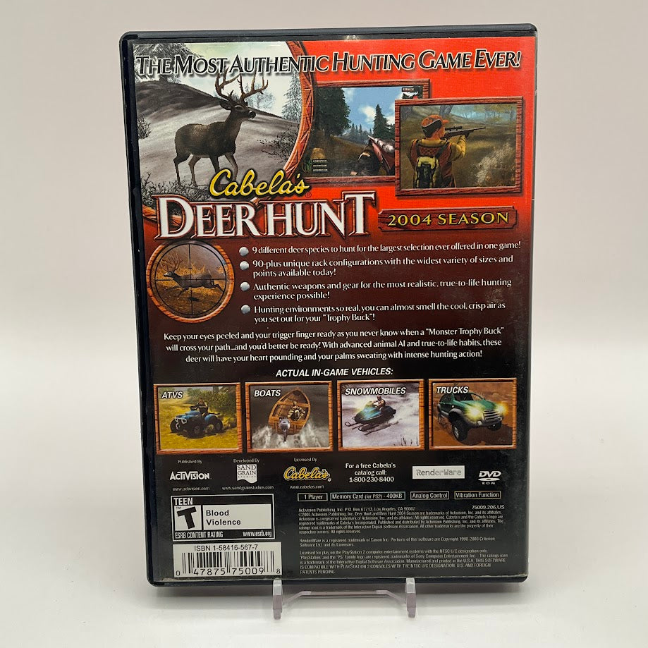 Cabela's Deer Hunt 2004 Playstation 2 Used #2