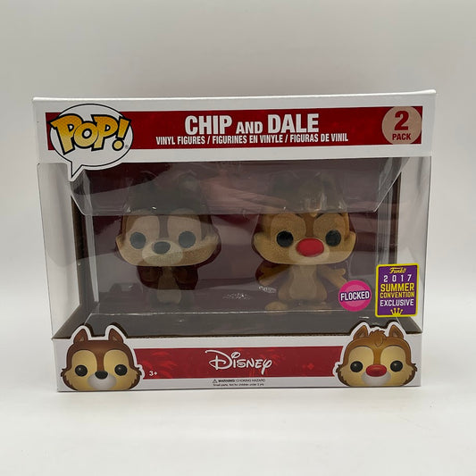 Ship & Dale Funko Pop! Disney 2 Pack Flocked 2017 Summer Convention - Collector Store LLC