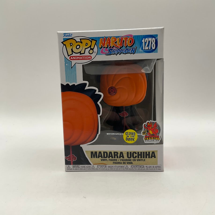 Madara Uchiha Funko Pop! Naruto Shippuden #1278 GITD Dragons Trading
