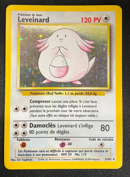 Pokemon Chansey (3/102) Base Set Holo Pokemon Chansey (3/102) Base Set Holo