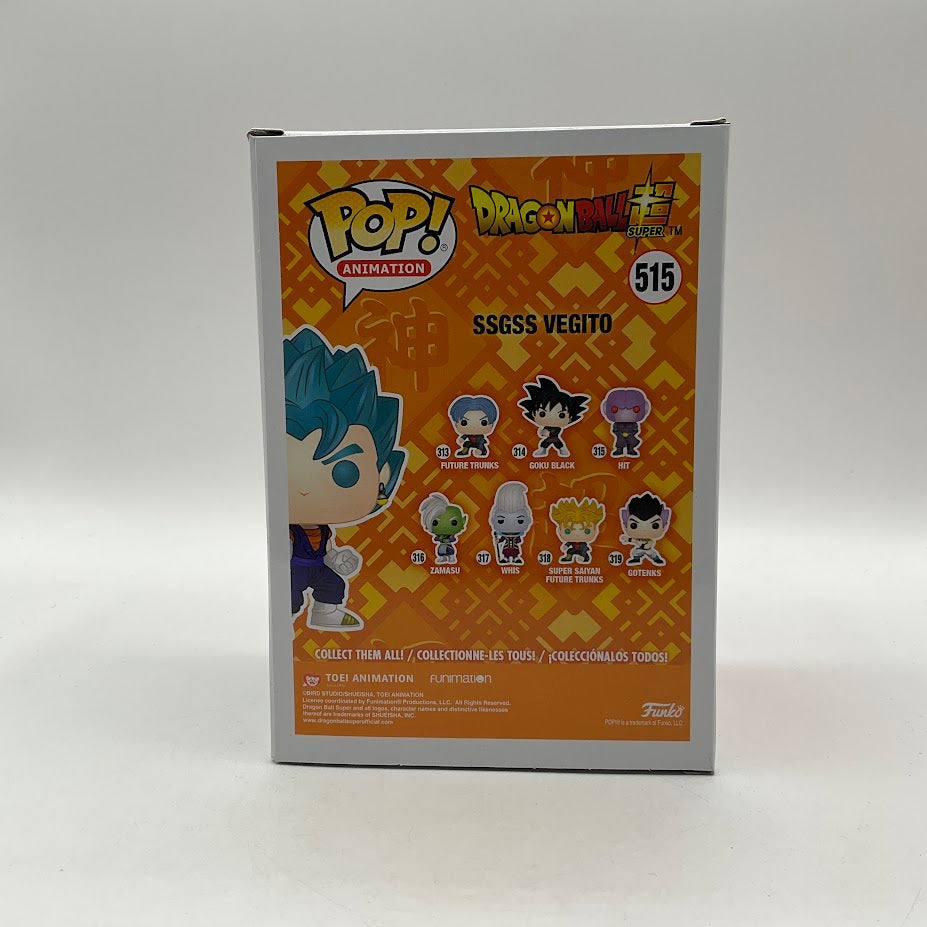 SSGSS Vegito Funko Pop! Dragon Ball Super #515 Hot Topic Exclusive