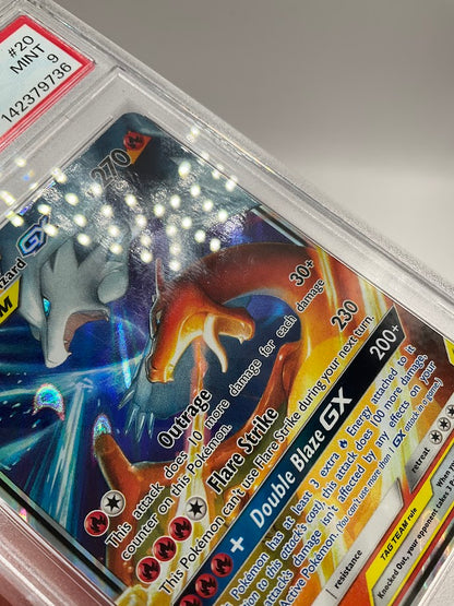 Reshiram & Charizard GX Pokemon Unbroken Bonds #20 PSA 9