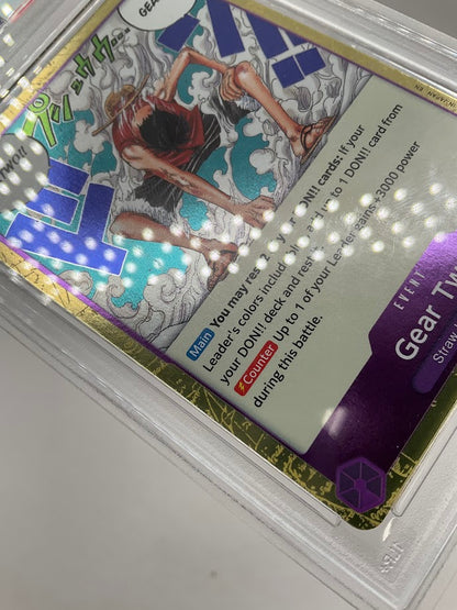 Gear Two One Piece Card Game OP11 #080 PSA 10