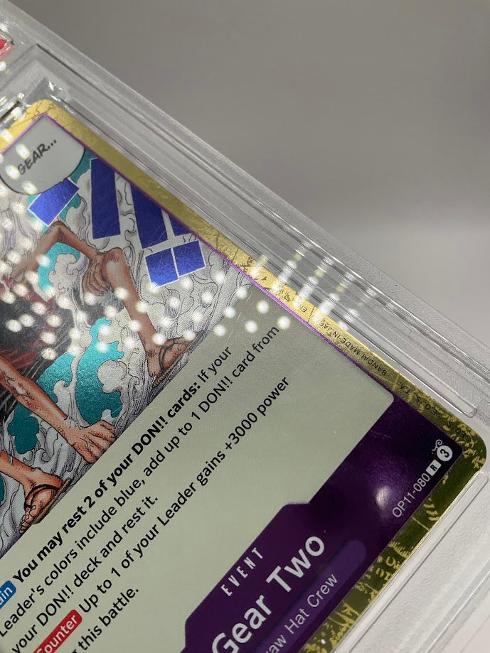 Gear Two One Piece Card Game OP11 #080 PSA 10