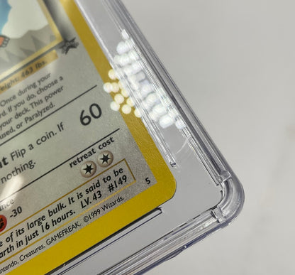 Dragonite Pokemon Mewtwo Strikes Back Black Star Promo #5 CGC 10