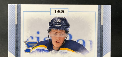 Tage Thompson 2017-18 Upper Deck The Cup Rookie Swatch Auto 017/249 #165