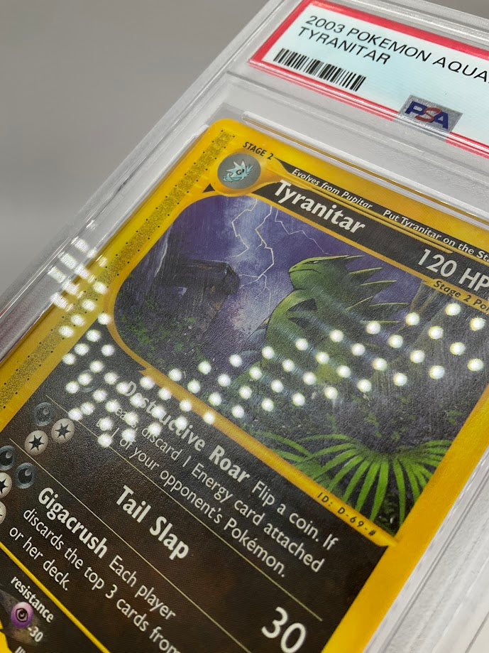 Tyranitar Pokemon Aquapolis #40 PSA 8