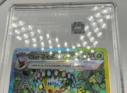 Leafeon ex Pokemon Terastal Fest ex Special Art Rare Japanese #200 TAG 10