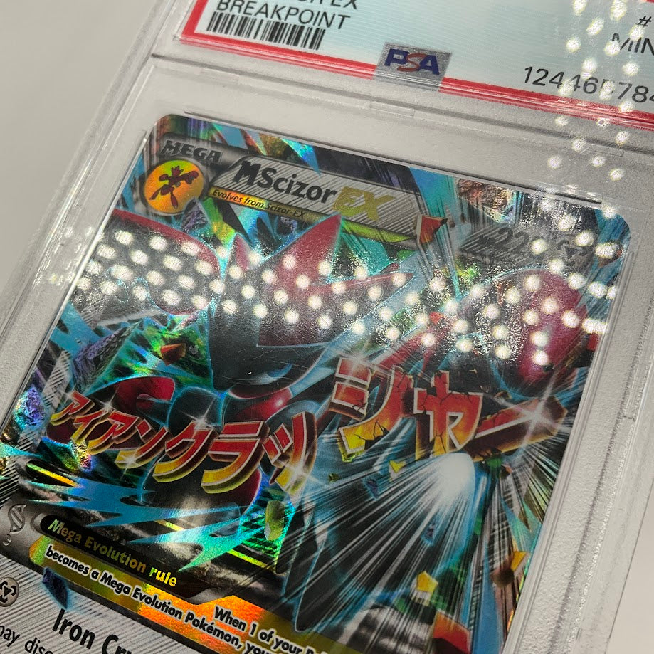 M Scizor ex Pokemon Breakpoint #77 PSA 9