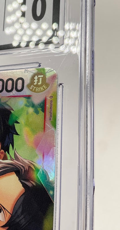 Ace & Sabo & Luffy One Piece Card Game OP13 Super Rare #007 CGC 10