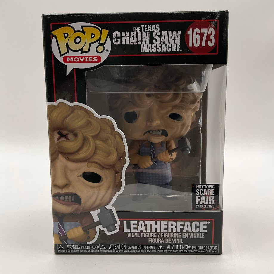 Leatherface Funko Pop! The Texas Chainsaw Massacre #1673 '24 Hot Topic Scar Fair - Collector Store LLC