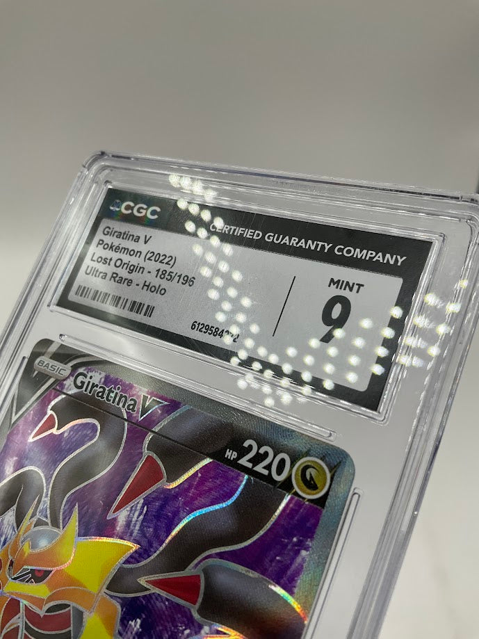 Giratina V Pokemon Lost Origin Ultra Rare Holo #185 CGC 9