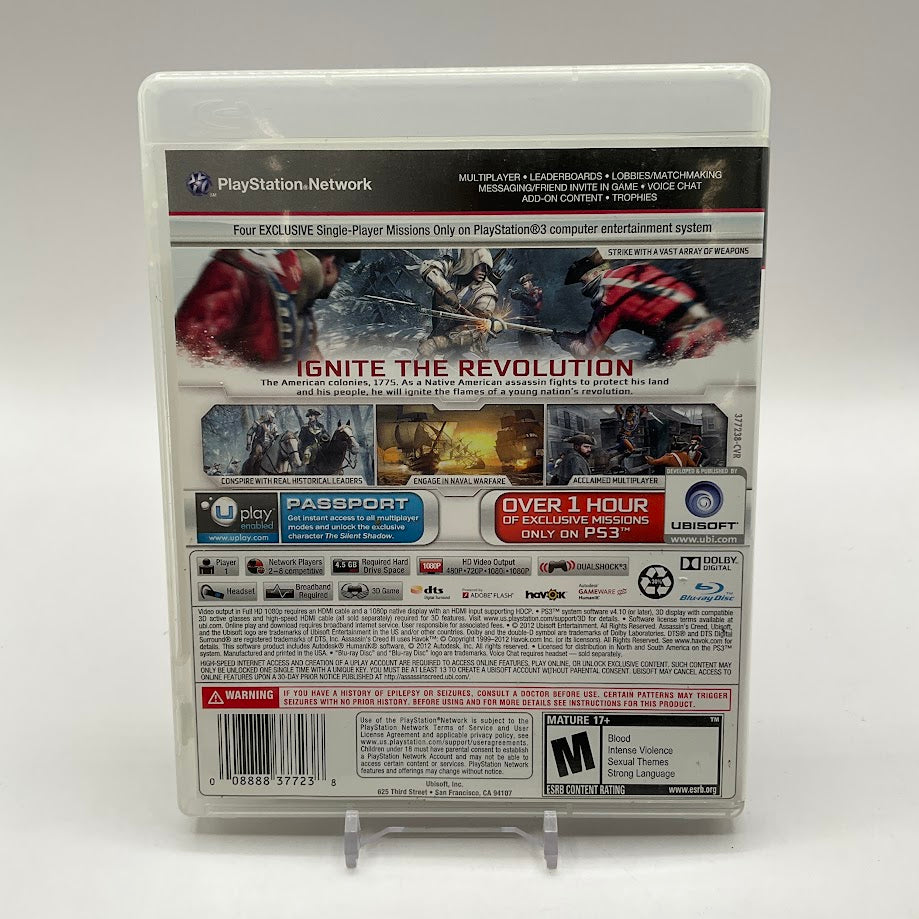 Assassin's Creed III [Walmart Edition] Playstation 3 Used