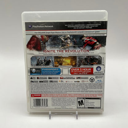 Assassin's Creed III Playstation 3 Used
