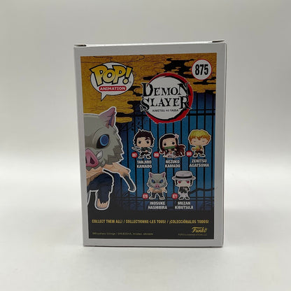 Inosuke Hashibira Funko Pop! Demon Slayer #875 Flocked Chalice Collectibles
