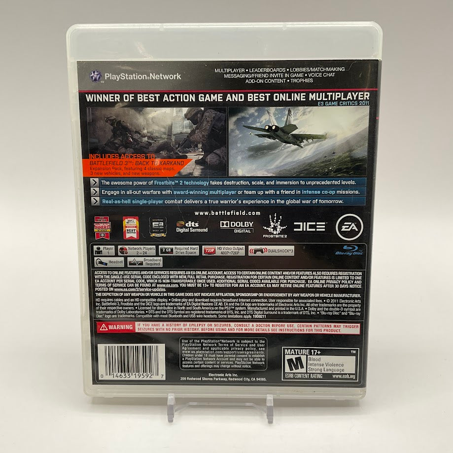 Battlefield 3 Limited Edition Playstation 3 Used