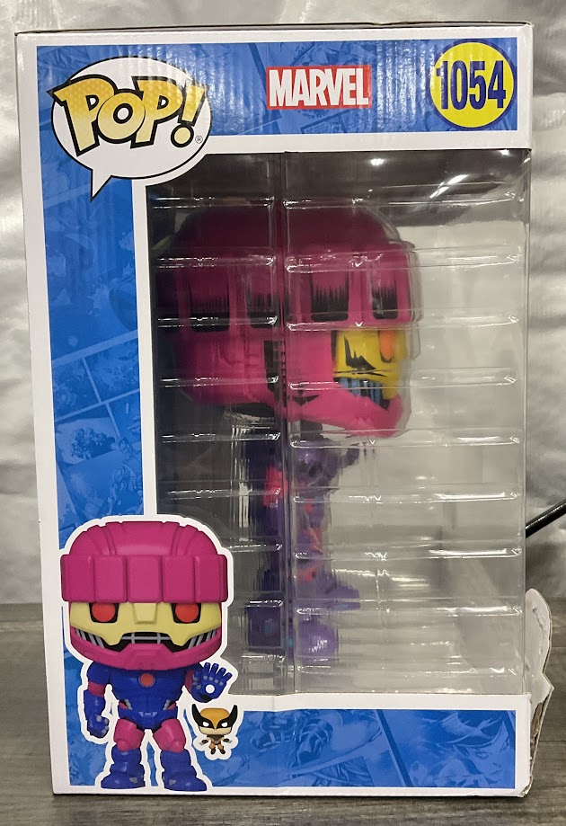 Sentinel with Wolverine Funko Pop! X-Men #1054 Black Light Chase PX Previews - Collector Store LLC