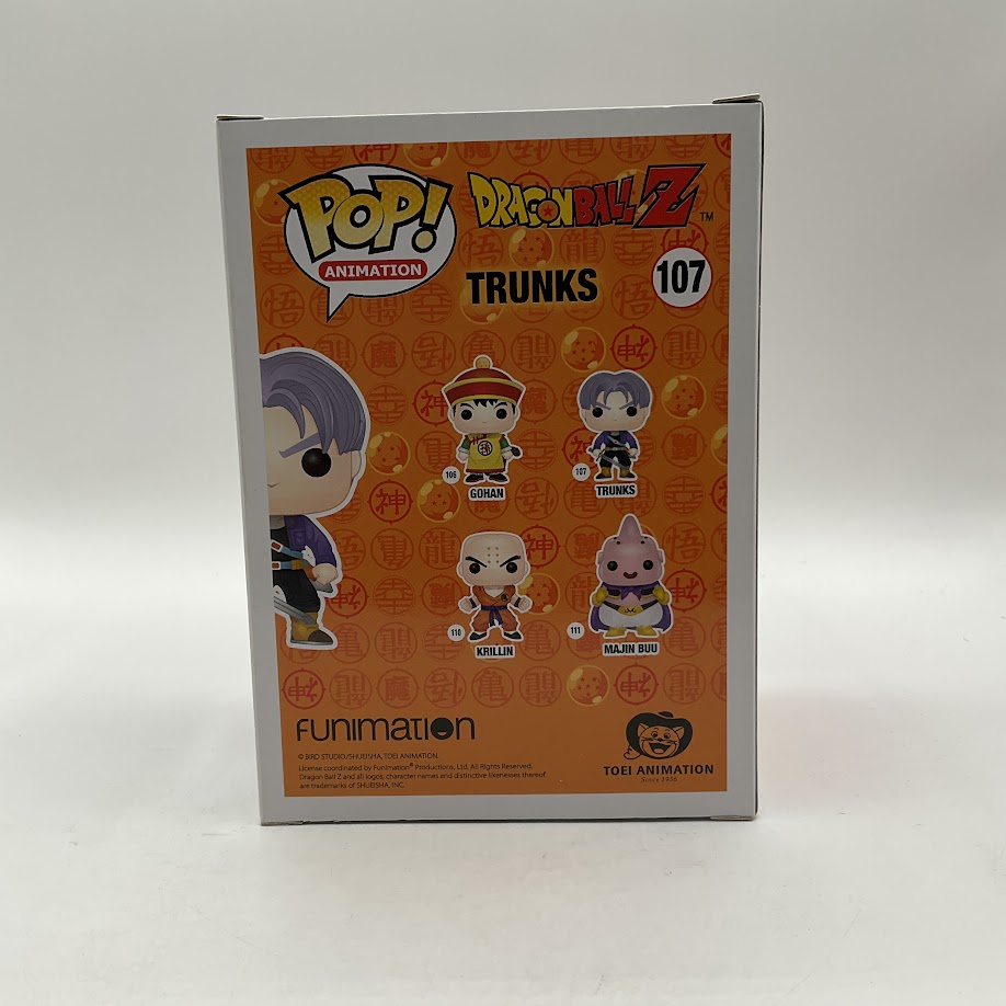 Trunks Funko Pop! Dragon Ball Z #107