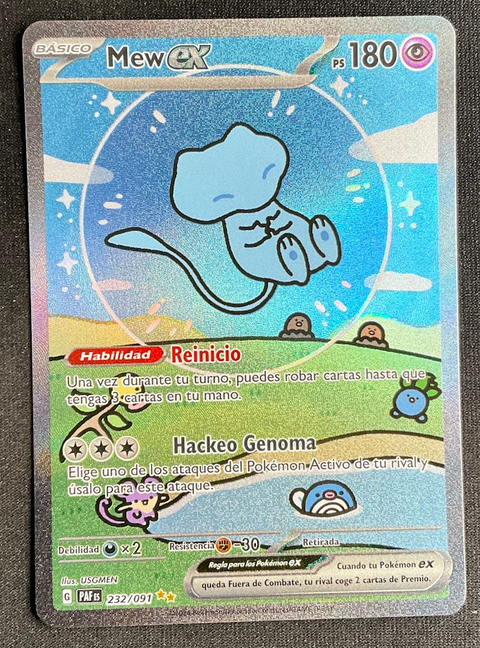 Mew ex Pokemon Paldean Fates Spanish #232