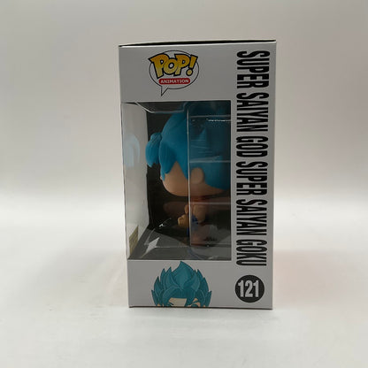 Super Saiyan God Super Saiyan Goku Funko Pop! DBZ Resurrection F #121 Hot Topic