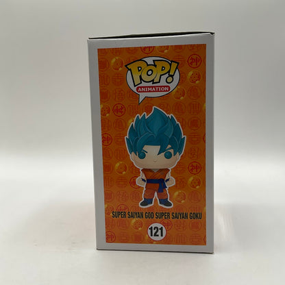 Super Saiyan God Super Saiyan Goku Funko Pop! DBZ Resurrection F #121 Hot Topic