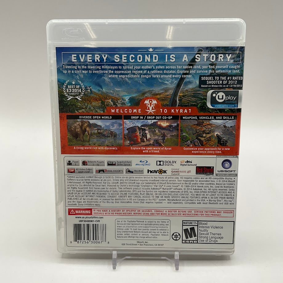 Far Cry 4 Playstation 3 Used