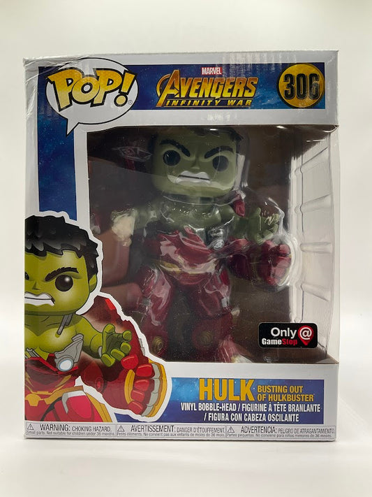 Hulk Busting Out of Hulkbuster Funko Pop! Avengers Infinity War #306 GameStop Exclusive