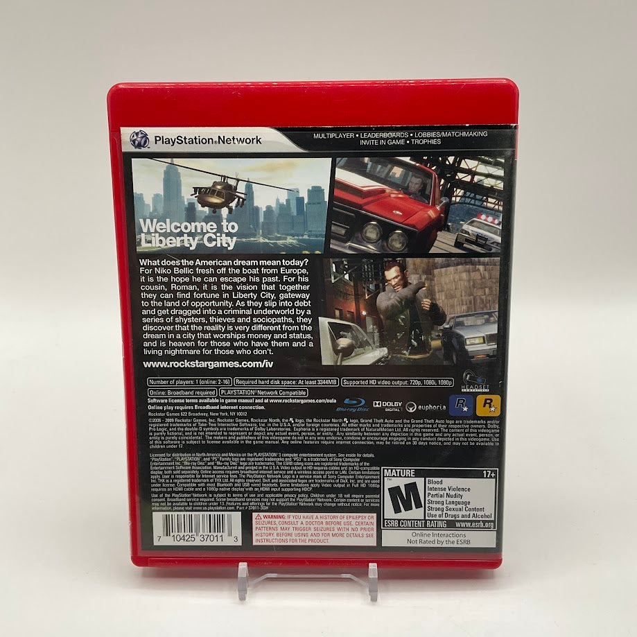 Grand Theft Auto IV [Greatest Hits] Playstation 3 Used #1