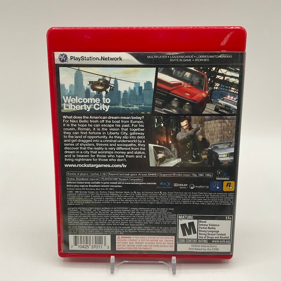 Grand Theft Auto IV [Greatest Hits] Playstation 3 Used #2
