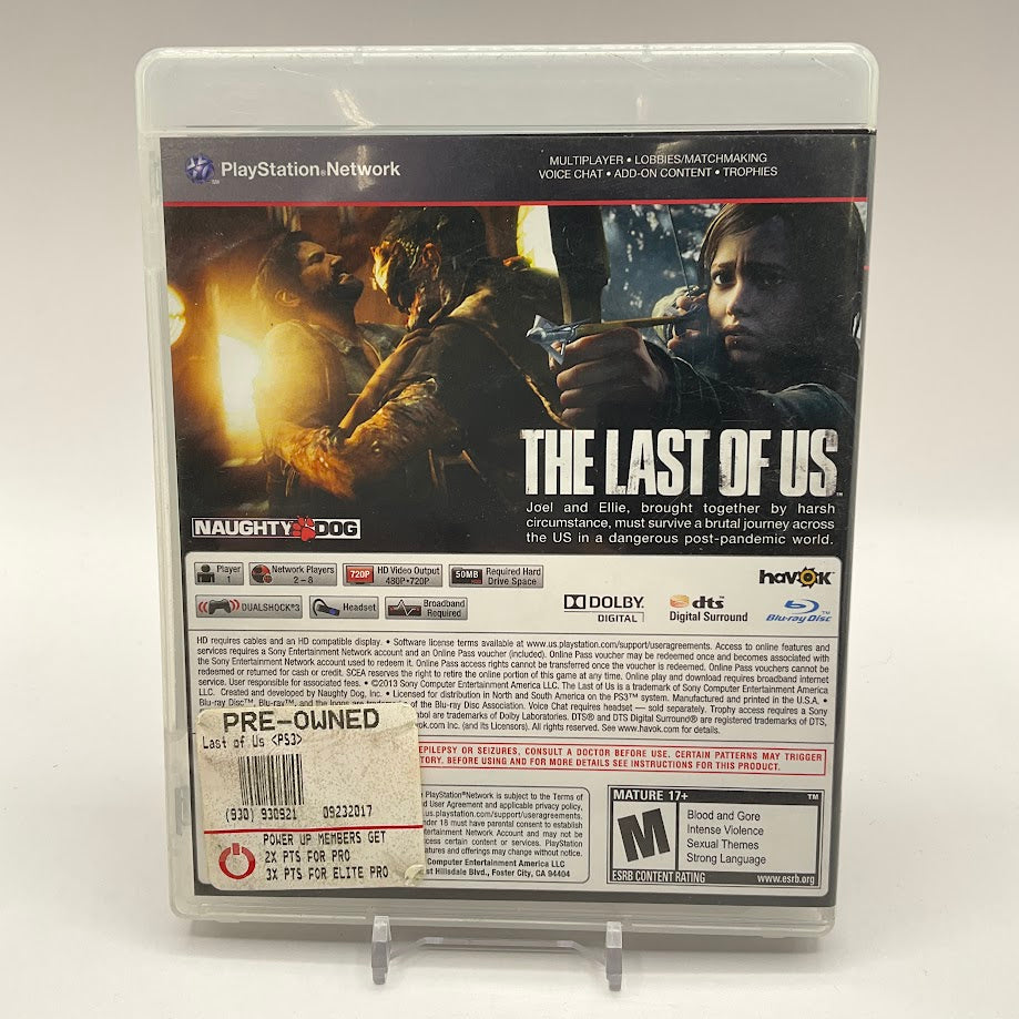 The Last of Us Playstation 3 Used