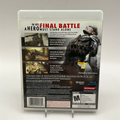 Metal Gear Solid 4 Guns of the Patriots Playstation 3 Used