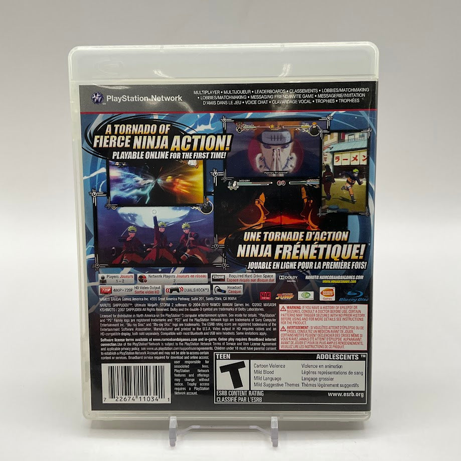 Naruto Shippuden Ultimate Ninja Storm 2 Playstation 3 Used