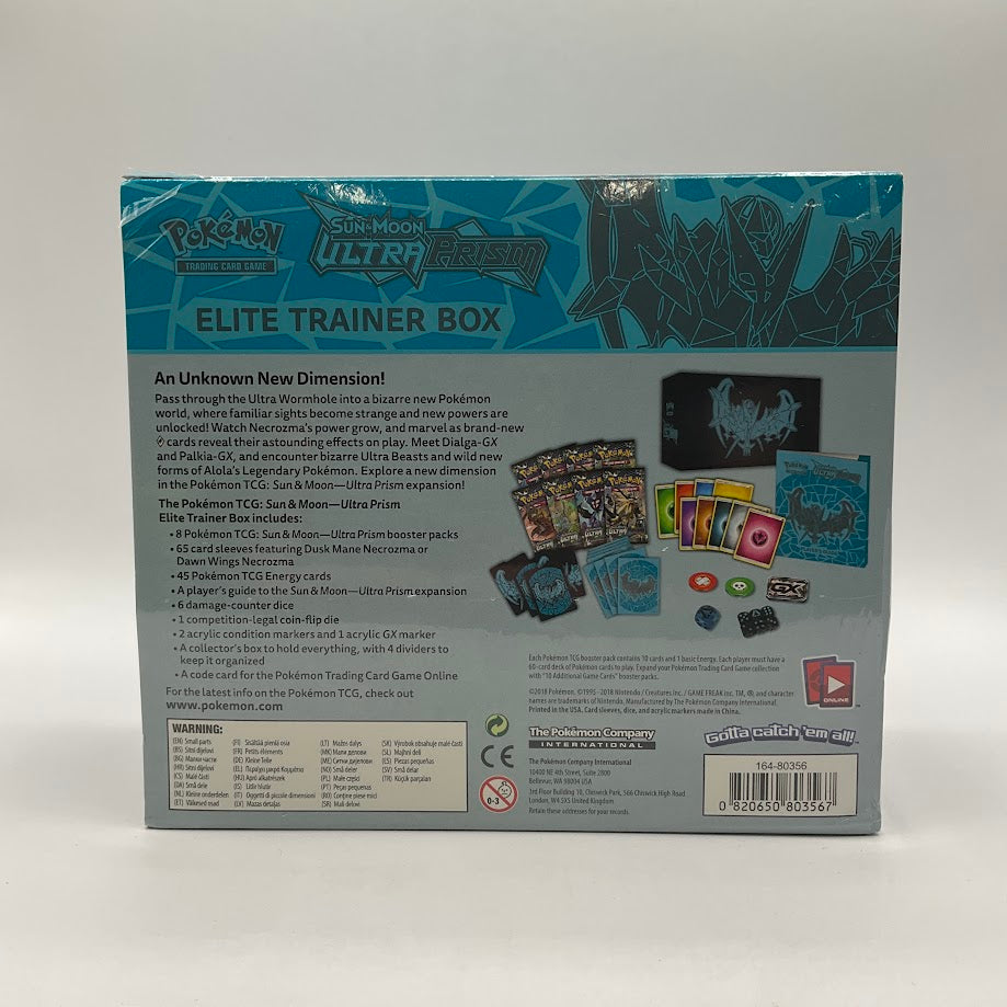 Pokemon: Sun & Moon Ultra Prism Elite Trainer Box [Dawn Wings Necrozma] *See Pictures for Details*