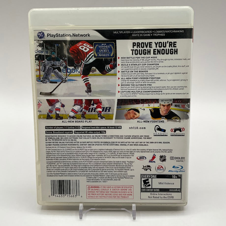 NHL 10 Playstation 3 Used