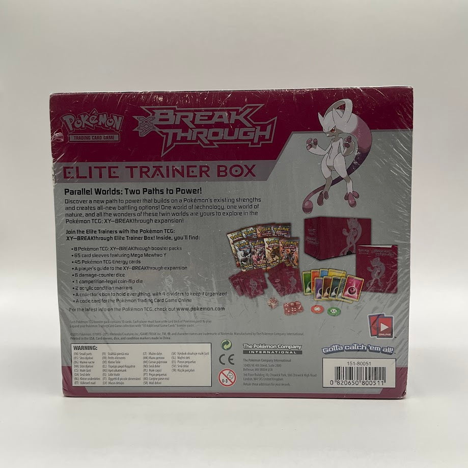 Pokemon: XY BREAKThrough Elite Trainer Box [Mega Mewtwo Y] *See Pictures for Details*