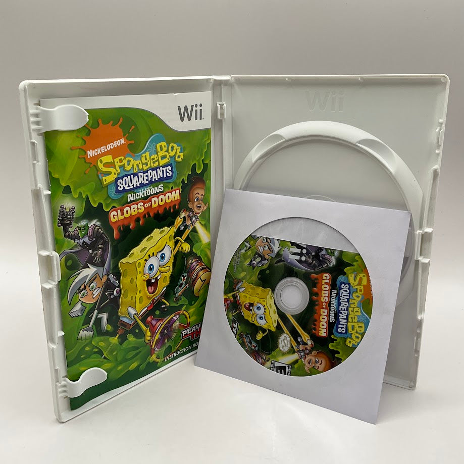 SpongeBob SquarePants Featuring Nicktoons Globs of Doom Wii Used